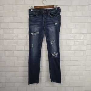 American Eagle Outfitters Distressed Blue Jeans
